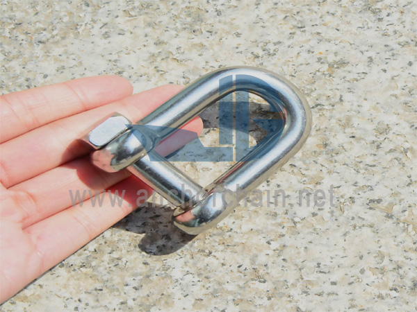 D-Shackle (มีหมุดหัวเหลี่ยม), SS304 OR SS316