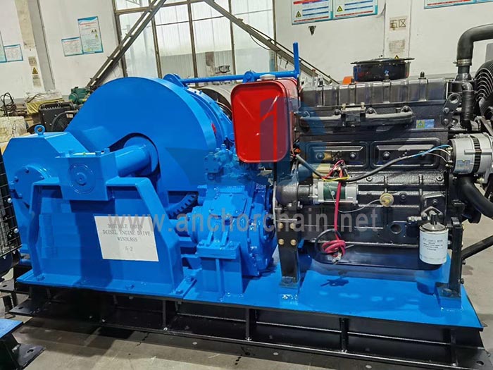 ดีเซล Single Gypsy Windlass