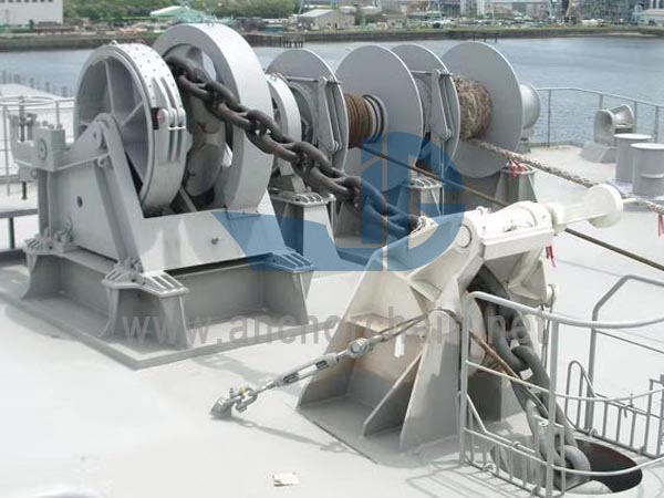 Double Cable Lifter ไฮดรอลิกรวม Windlass Mooring Winch
