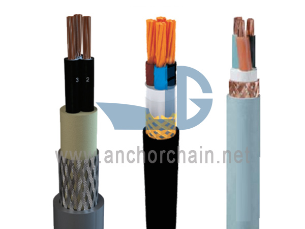 สายเคเบิลควบคุมทางทะเลหุ้มเกราะทนไฟ 250V
