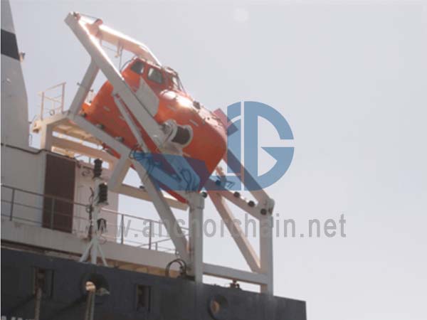 เรือชูชีพตกฟรี Davit