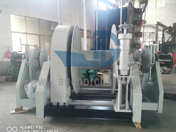 ไฮดรอลิกเดี่ยว Windlass เพลาคู่หนึ่งกลอง