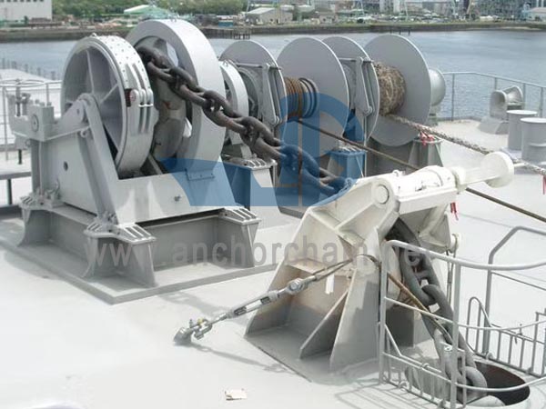 ไฮดรอลิกเดี่ยว Windlass เพลาคู่สอง Drurm
