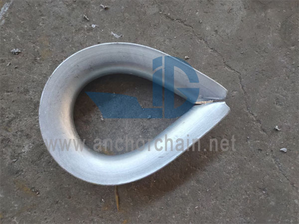 JIS B 2802 Thimble A แบบสำหรับลวดสลิงเปลือย