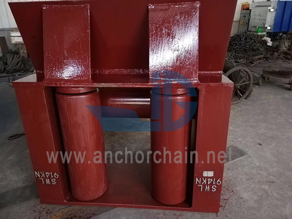 JIS F2026 Fairlead พร้อมลูกกลิ้งแนวนอน