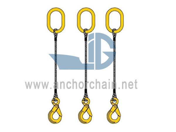 Slingle Leg Spliced ​​Wire Rope Sling ขาย