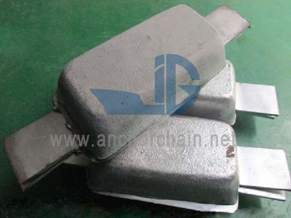 ชนิดเชื่อม Zinc Anode สำหรับ Ship Hull